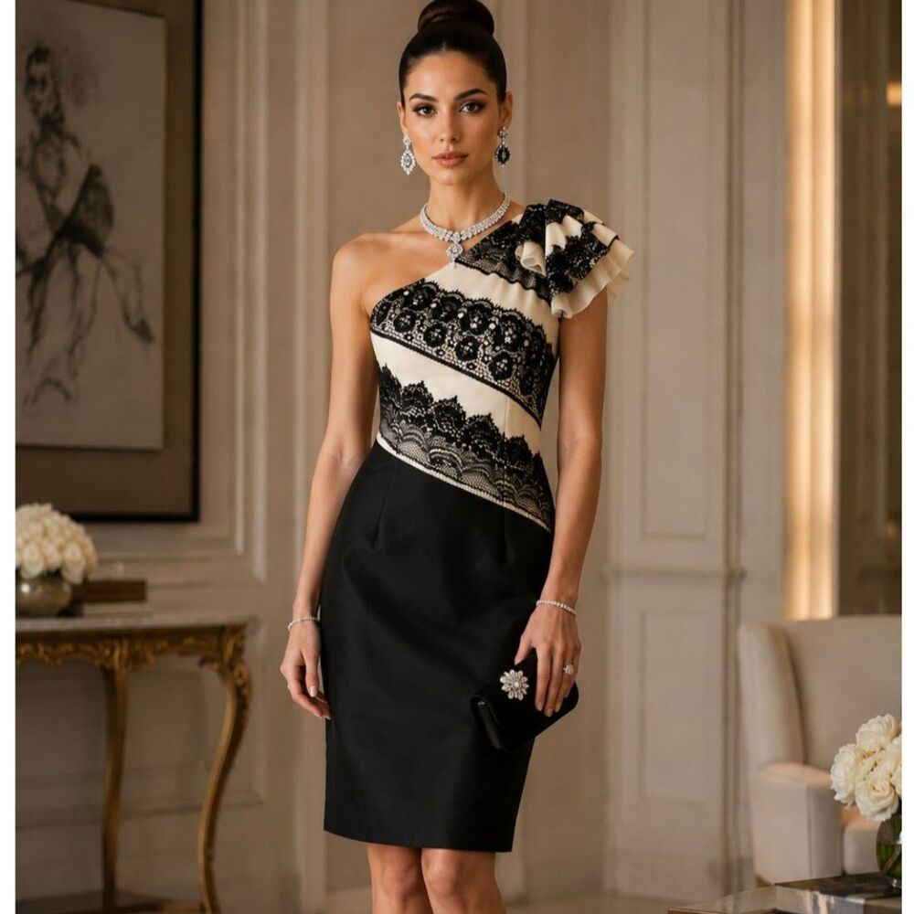 Carolina Herrera  Silk Knee-Length Dress Size: US 8